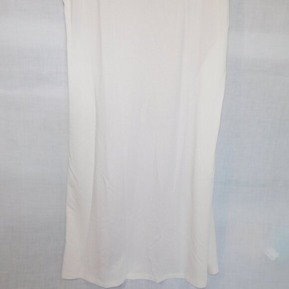 Miik Womens S Fuchsia Pink White Sleeveless A Line Swing Dress Bamboo - Picture 8 of 9